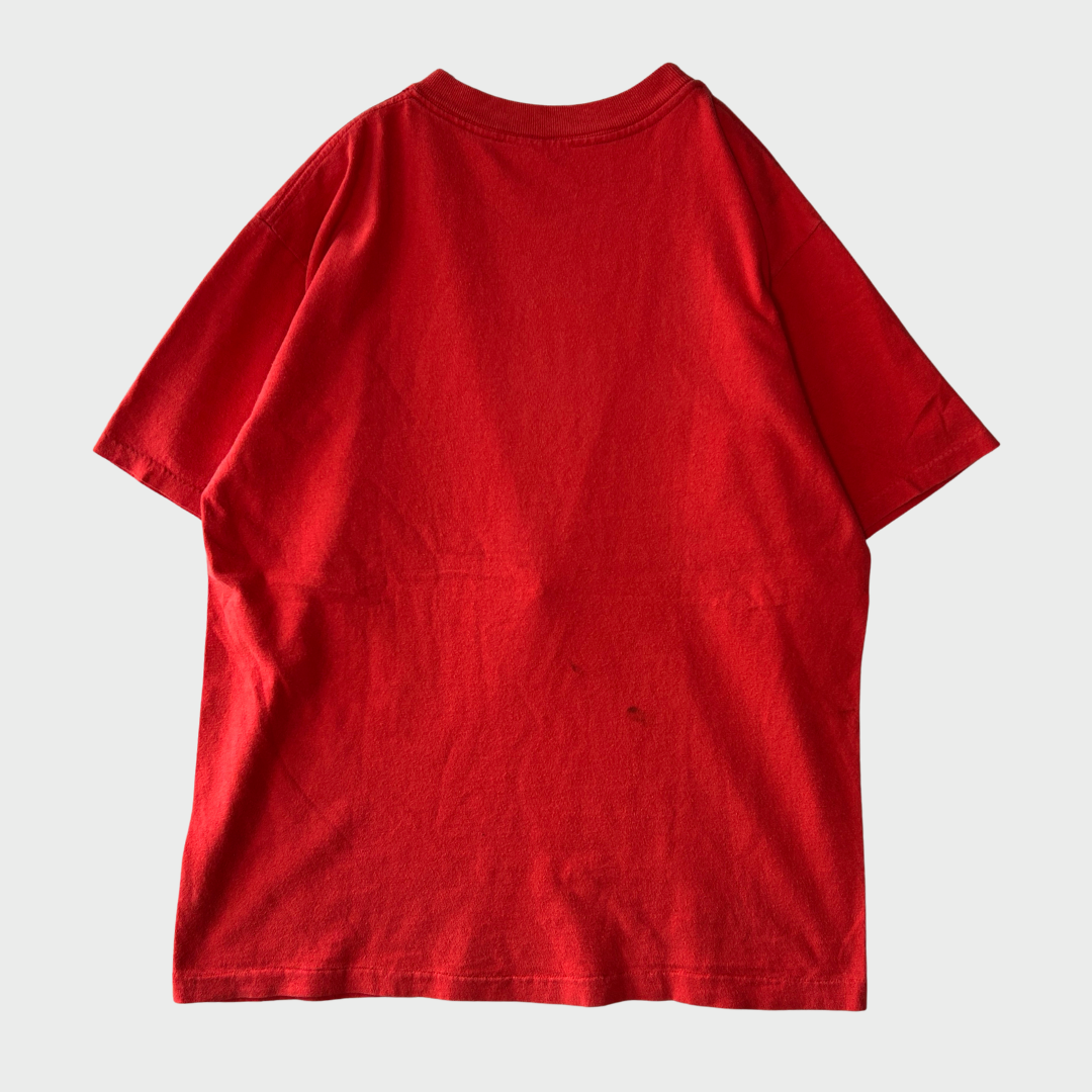 90's NBA Chicago Bulls マイケル・ジョーダン バスケTシャツ 赤 (サイズ不明)/A7595T-SO