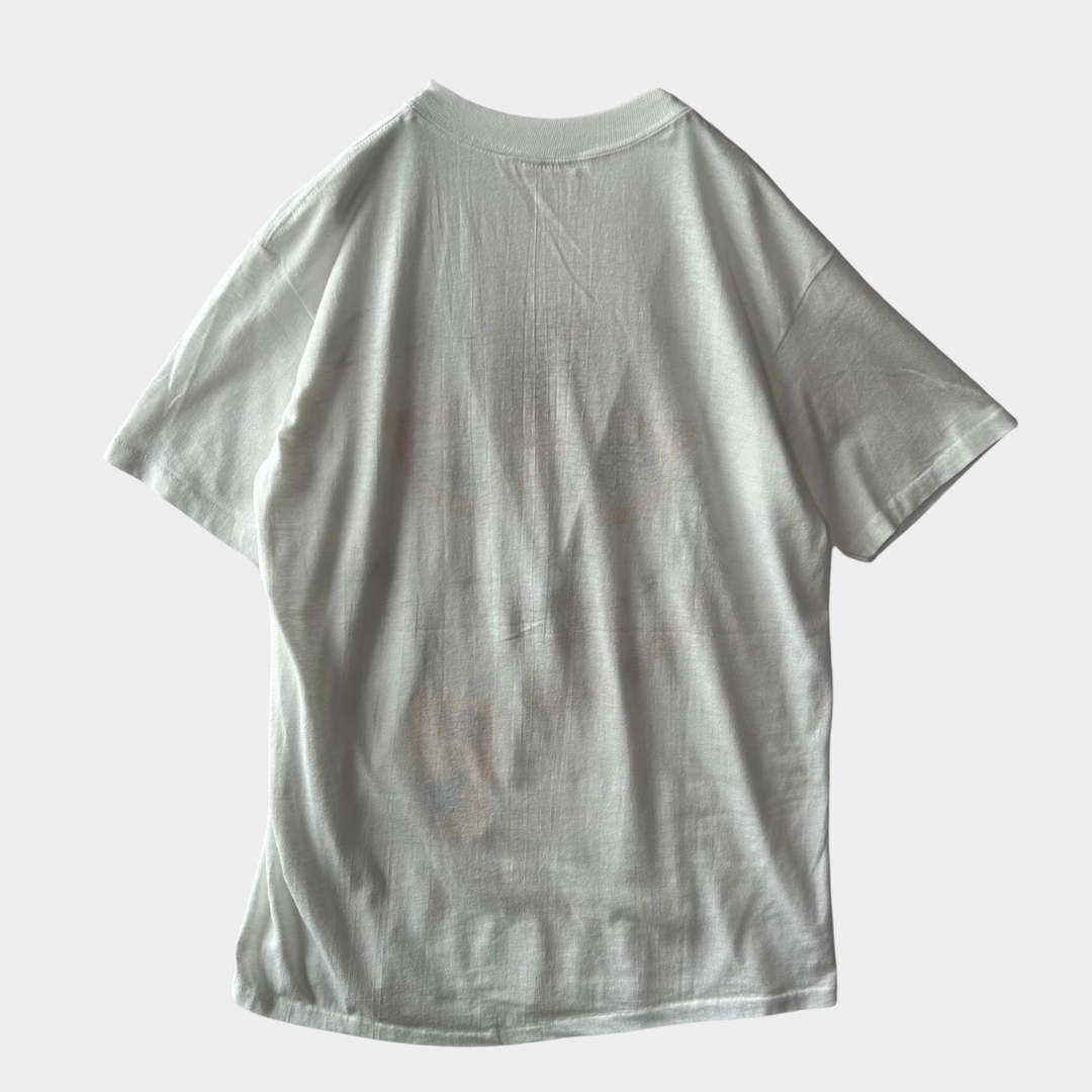 80's HANDTEX Soda Pop イラストプリントTシャツ 白(XL)/B2177T-SO