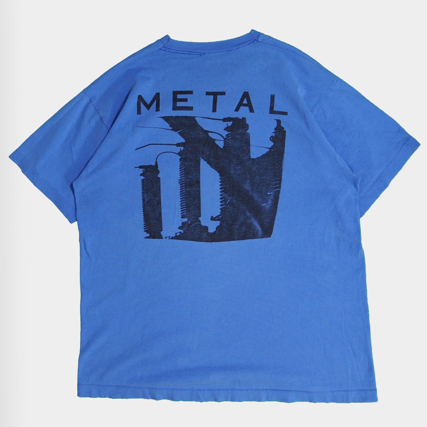 R.E.M. EARTH AIR FIRE WATER METAL ツアーTシャツ 青 (不明)/A3618T-SO