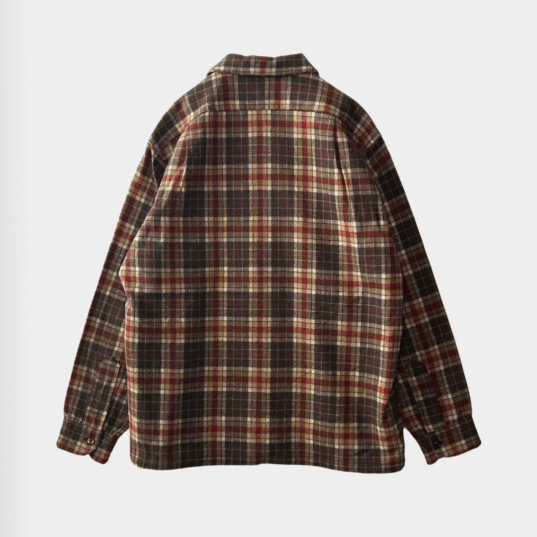 70’s PENDLETON ボードシャツ ブラウン (L)/A1650SH-SO