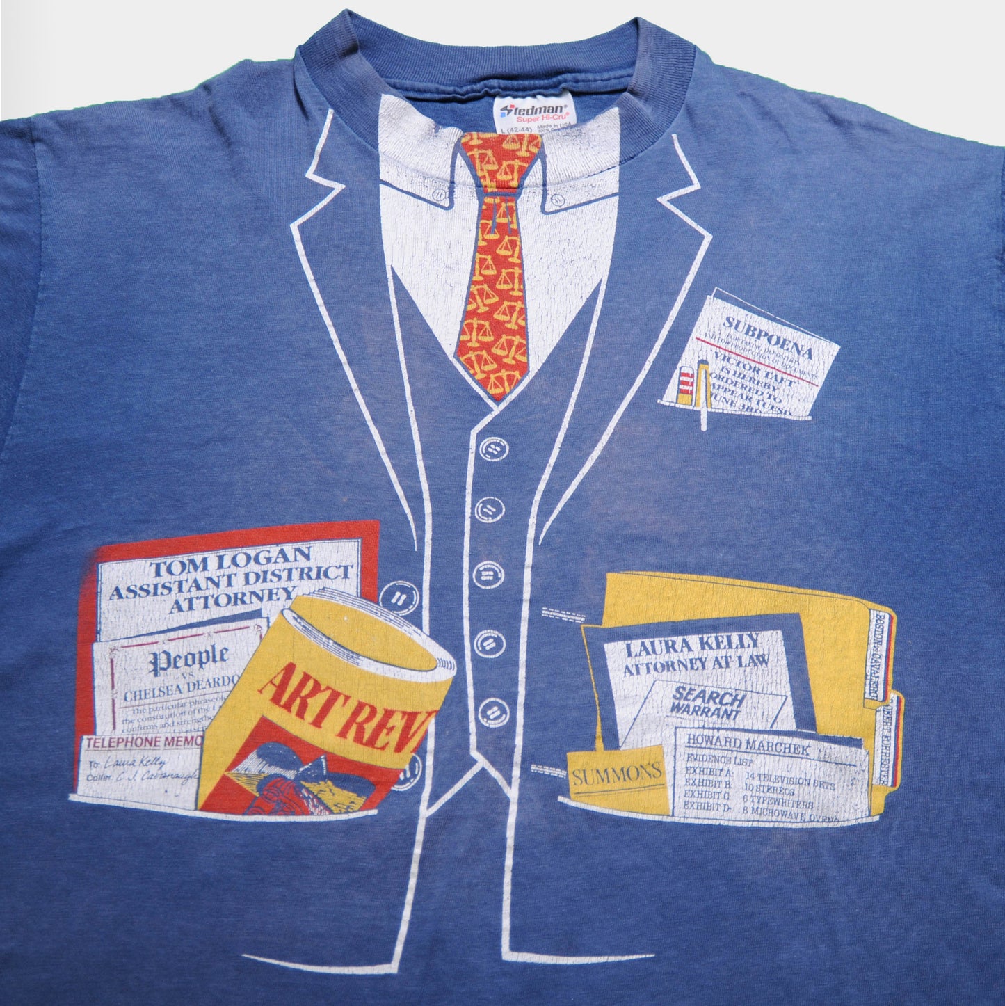 80's LEGAL EAGLES騙し絵Tシャツ(L)/A2963T-S