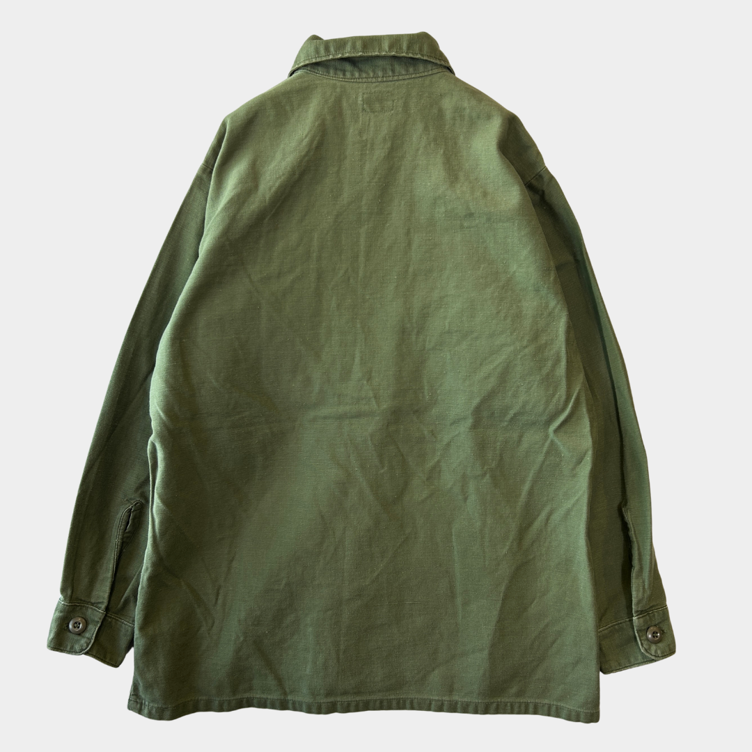 70's USMC ユーティリティーシャツ ステンシル OG 107 (15 1/2 ×31)/A7673SH-SO