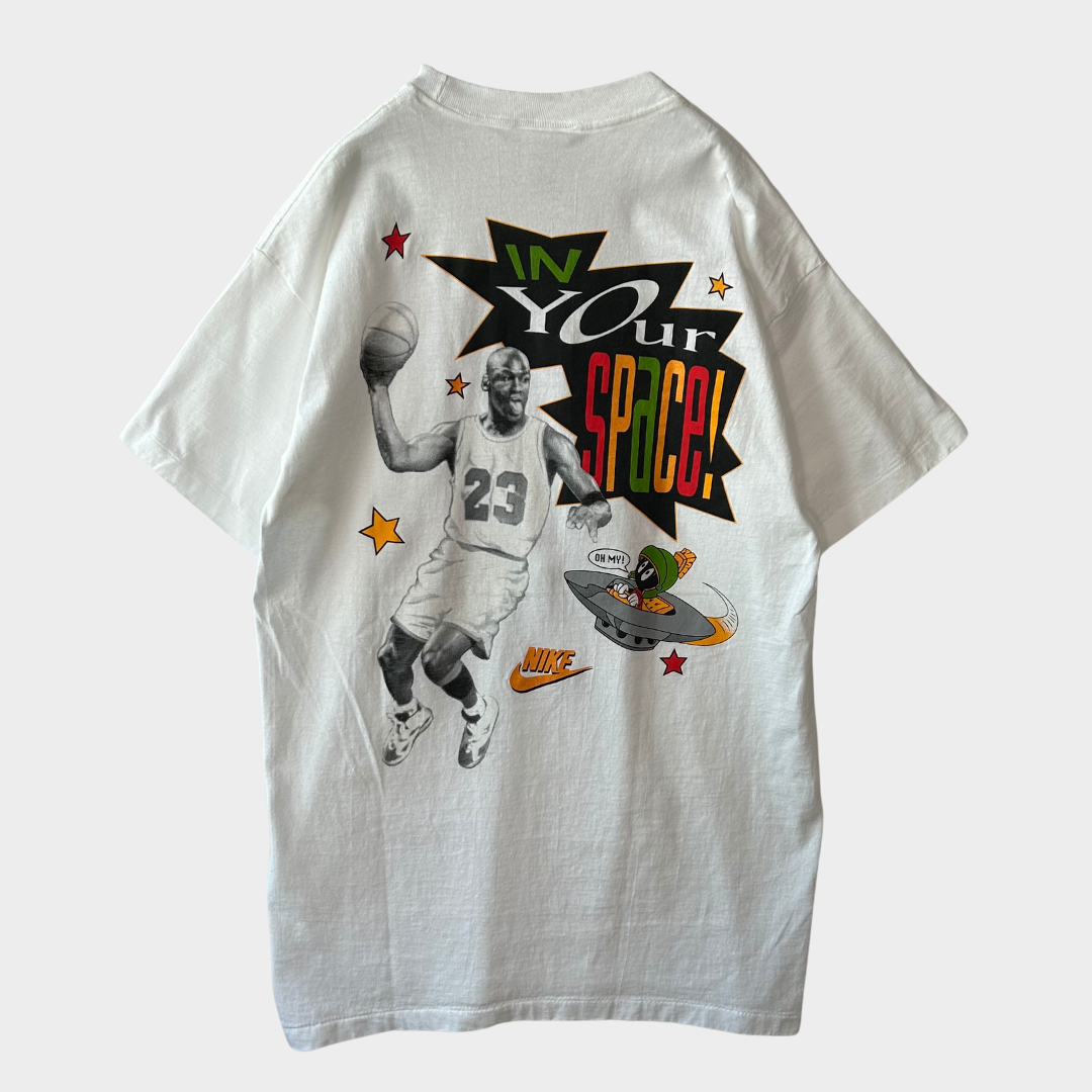 ヴィンテージ✨️マイケルジョーダン主演SPACE JAM ホワイト Tシャツ ヴィンテージ✨️マイケルジョーダン主演SPACE JAM ホワイト Tシャツ