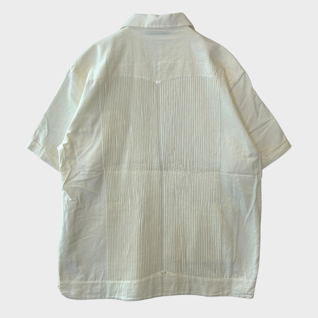 00's GUAYABERAS キューバシャツ 白 (L)/A7495S-SO