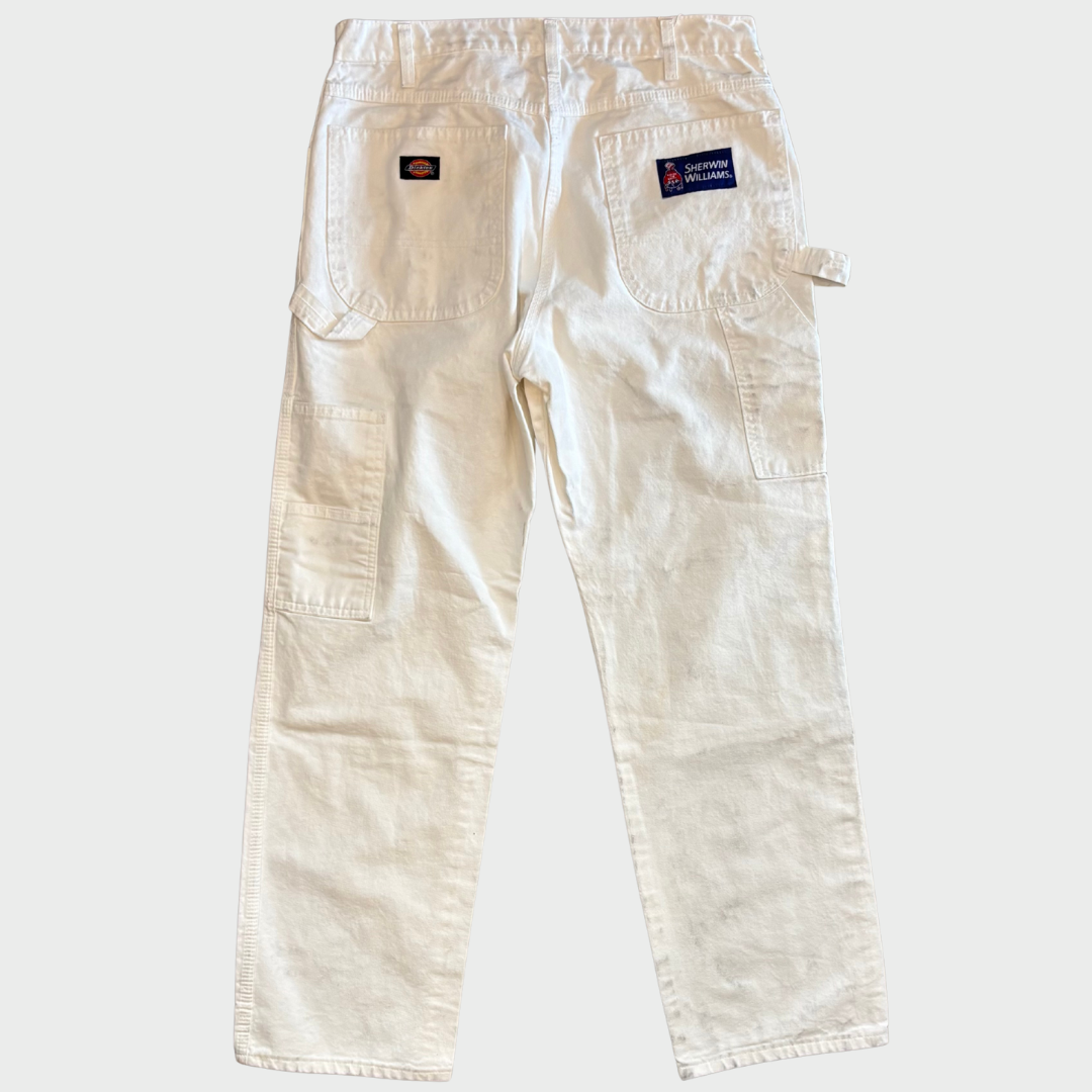 00's Dickies×Sherwin Williams ディッキーズ ペインターパンツ 白 (34×32)/A7030P-SO