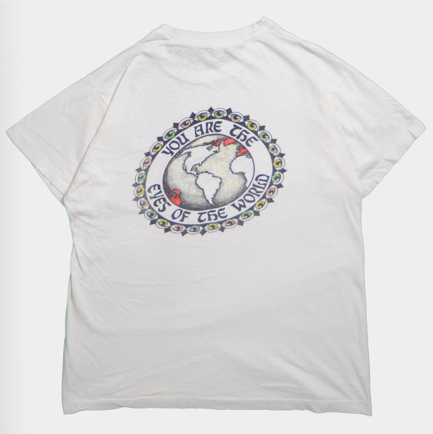 80's EYES OF THE WORLD Tシャツ (XL)/A3580T-S