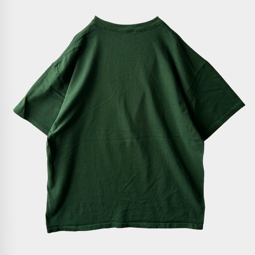 00's SOFFE MICHIGAN STATE SPARTANS T-shirt 緑 (サイズ不明)/A4116T-SO