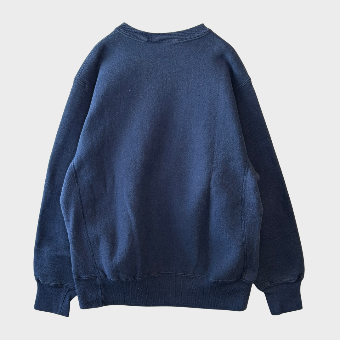 90's LEE "PUTNAM" リバースウィーブタイプ カレッジスウェット 紺 (L)/B2354S-SO