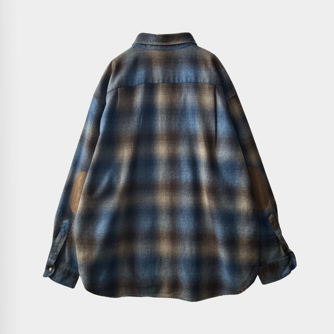 90’s PENDLETON ウールシャツ ブルー (XXL)/A5082SH-SO