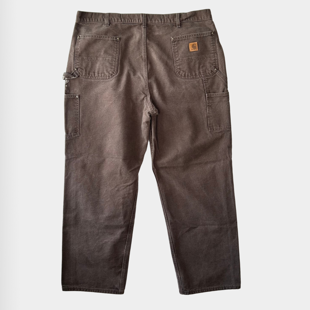 00's Carhartt カーハート ダブルニーパンツ 茶 (42×32)/A6364P-SO