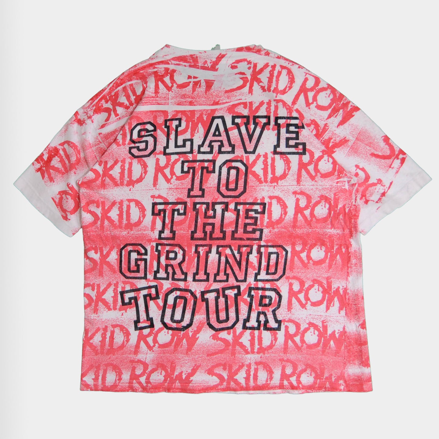 90’s SKID ROW “SLAVE TO THE GRIND ツアーTシャツ 赤 (不明)/A4312T-SO