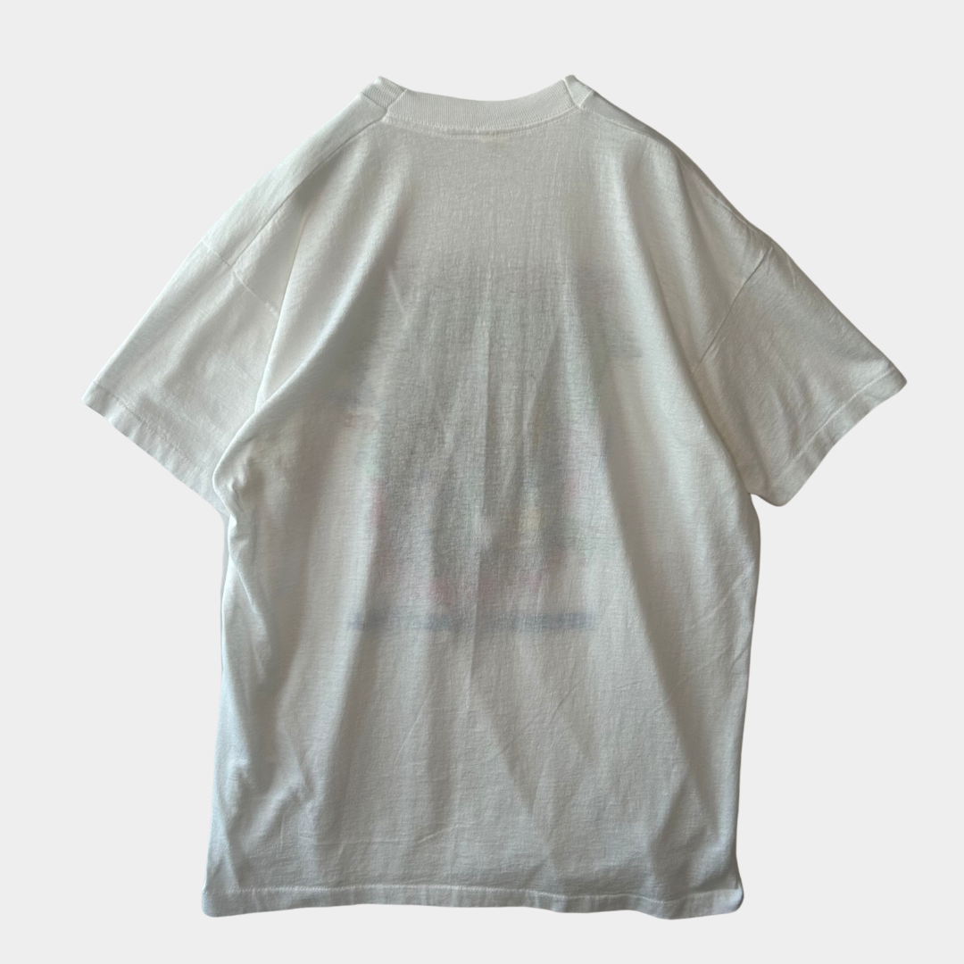 80's Screen Stars タートルズ アニメキャラクターTシャツ 白(XL)/A6913T-SO