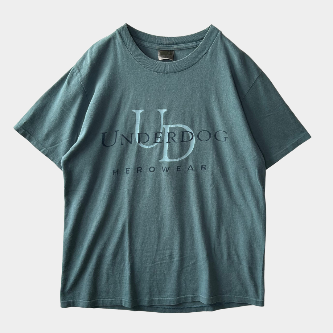 90's Changes UNDER DOG アンダードッグショー キャラクターTシャツ CKパロディーロゴ (L)B2154T-SO
