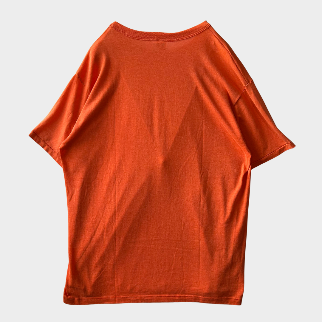 80's Champion ILLINOIS カレッジTシャツ オレンジ (XL)/A6377T-SO