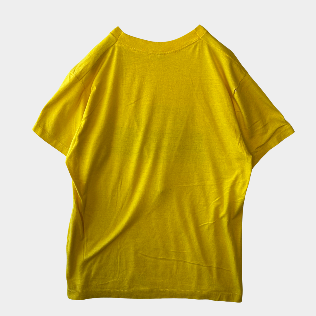 80's Screen Stars DAYS INN ホテル 企業Tシャツ 黄色(L)/A6363T-SO