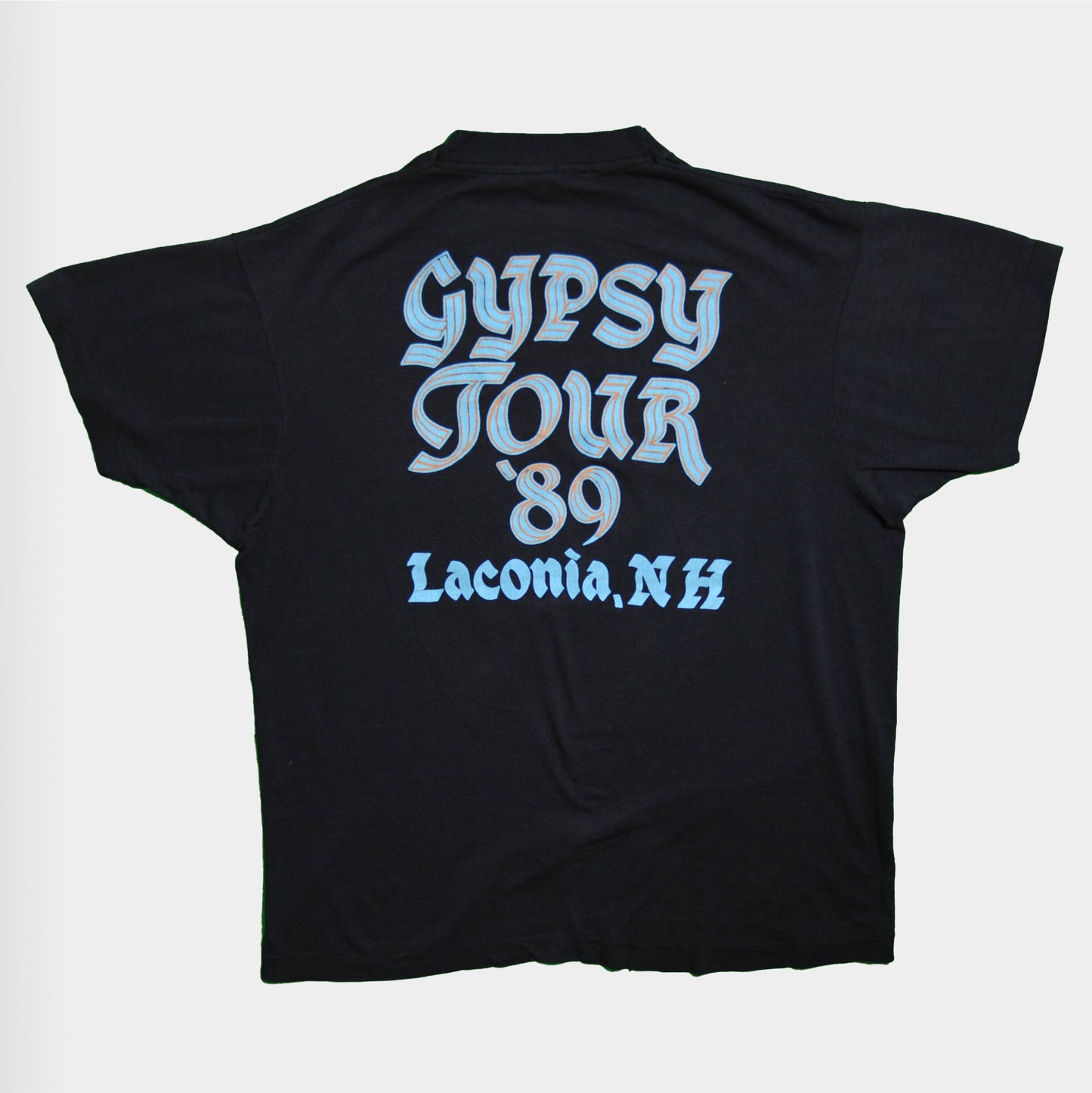 80's GYPSY TOUR 89 プリントTシャツ 黒 (XL)/A3097T-S