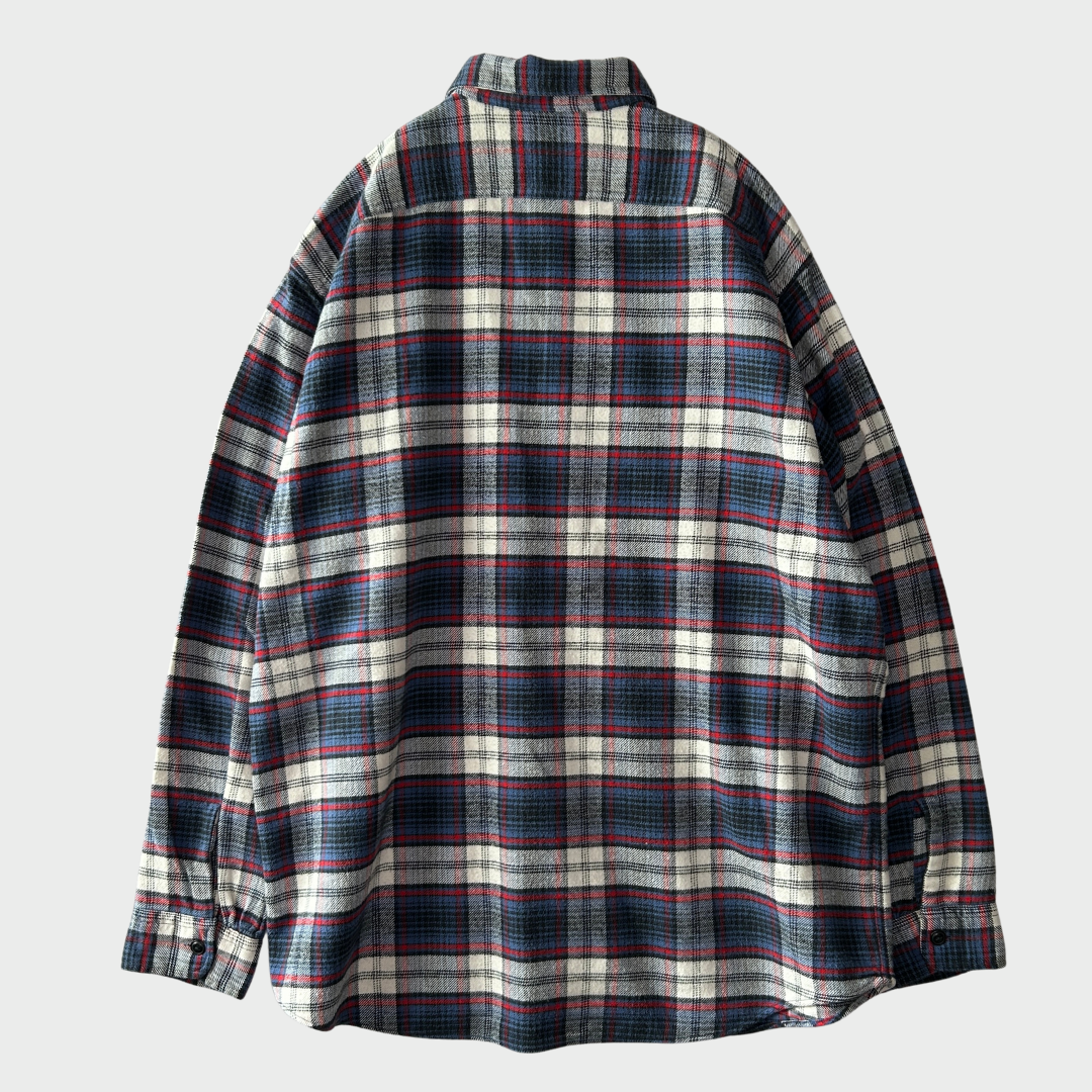 00's Polo Ralph Lauren ラルフローレン チェックシャツ MATLOCK 青赤白黒 (L)/A8163SH-SO