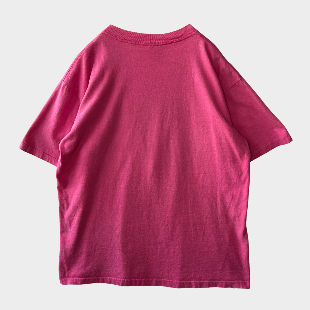 90's ONEITA VCC Four Seasons Cycling サイクリスト Tシャツ ピンク (XL)/B2540T-SO