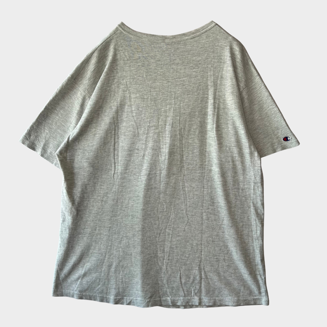 90's Champion 無地Tシャツ 白 (XL)/A2347T-SO