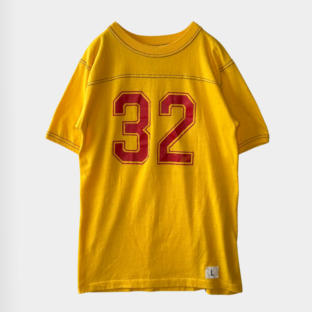 80’s BANTAMS Numbering T-shirt 黄 (L)/A2976T0-SO