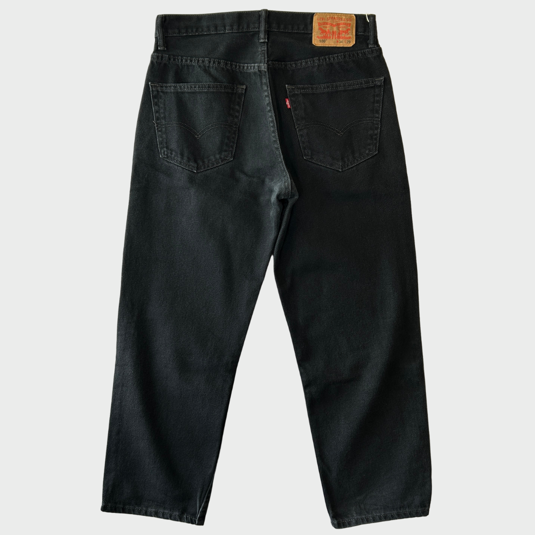 00's Levi's リーバイス 550 ブラックデニム W34/L29 /B2316P-SO