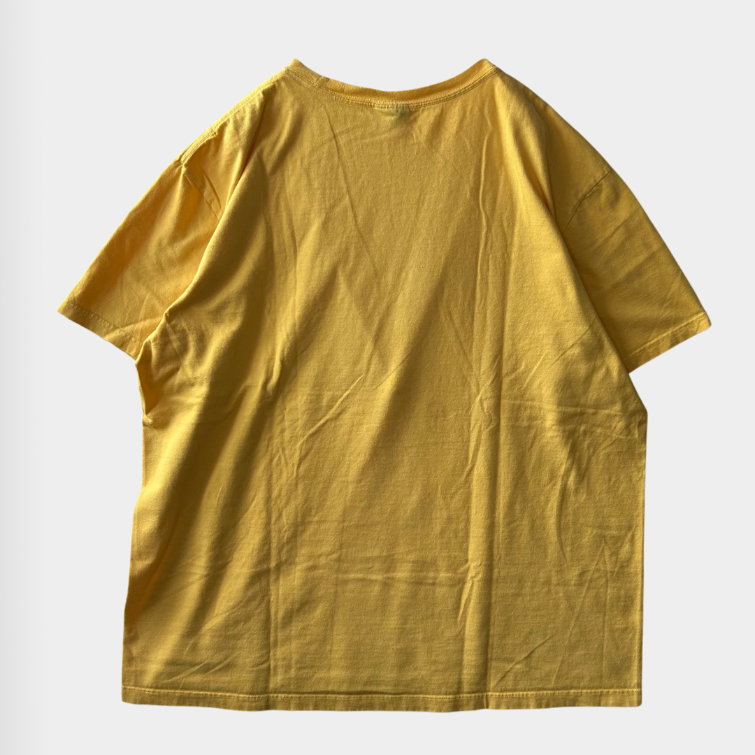 90's Polo Ralph Lauren ラルフローレン ロゴTシャツ 黄色(XL)/A6378T-SO