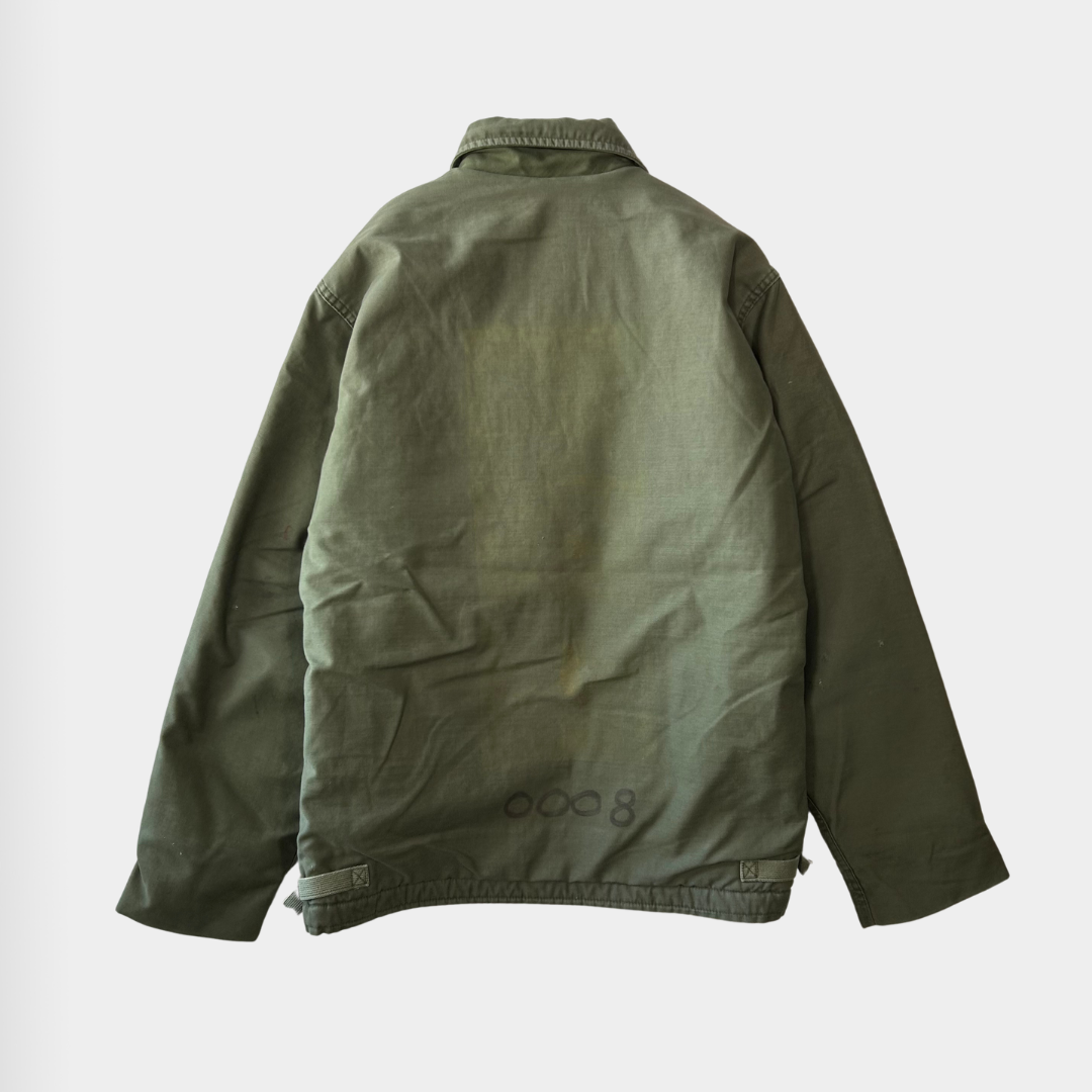 70's U.S.NAVY A2 デッキジャケット(L)/A6039J-SO