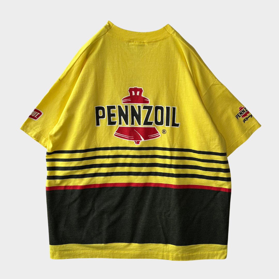90's PENNZOIL printed T-shirt (XL)/B2072T-SO