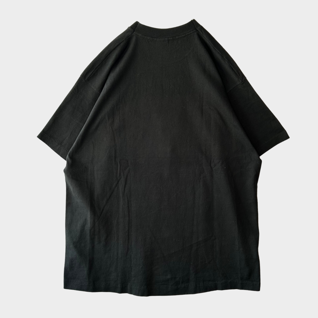 90's FRUIT OF THE LOOM JACK DANIEL'S OLD No'7 アルコールTシャツ 黒 (XL)/B2714T-SO