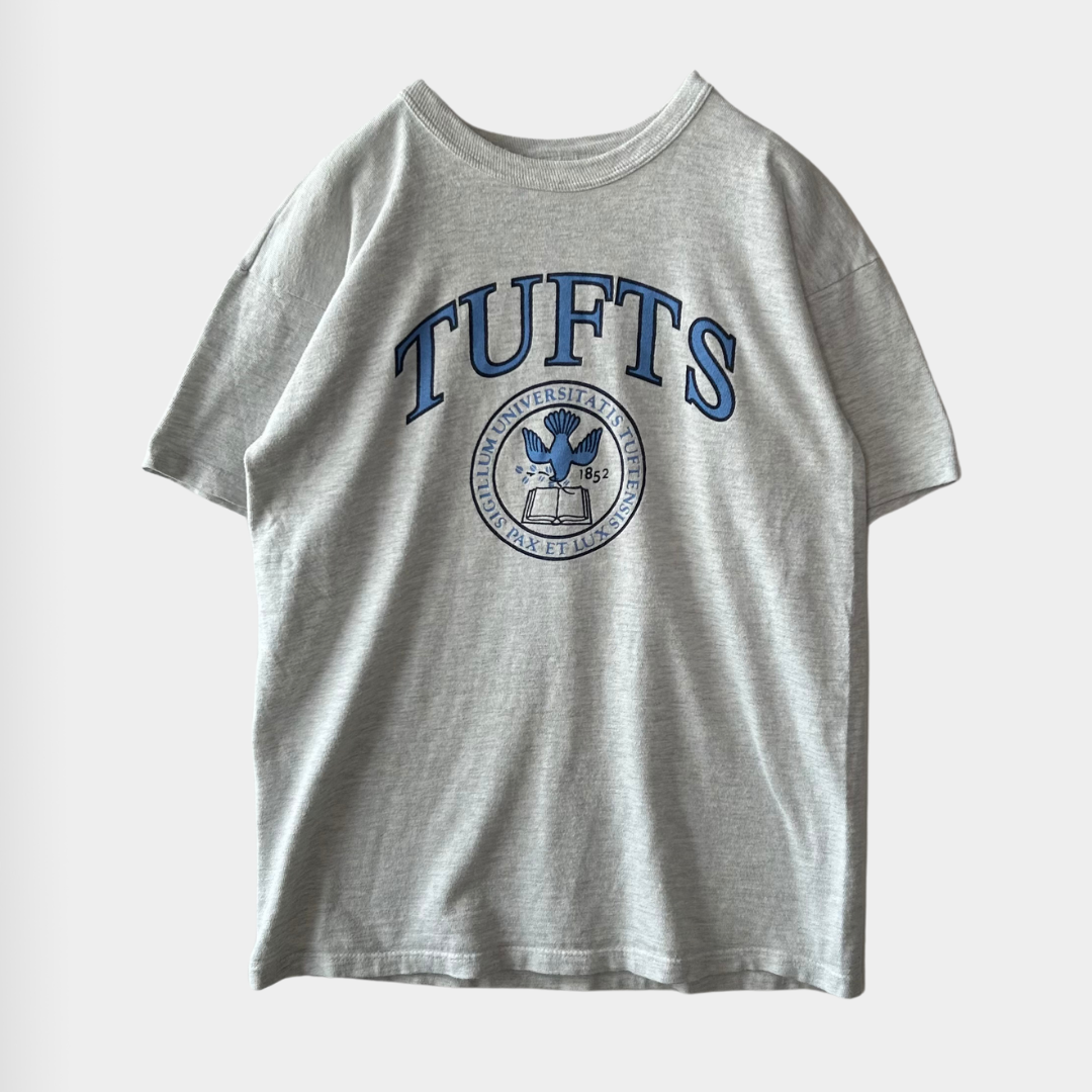 90's CHAMPION TUFTS カレッジTシャツ グレー (L)/A4347T-SO