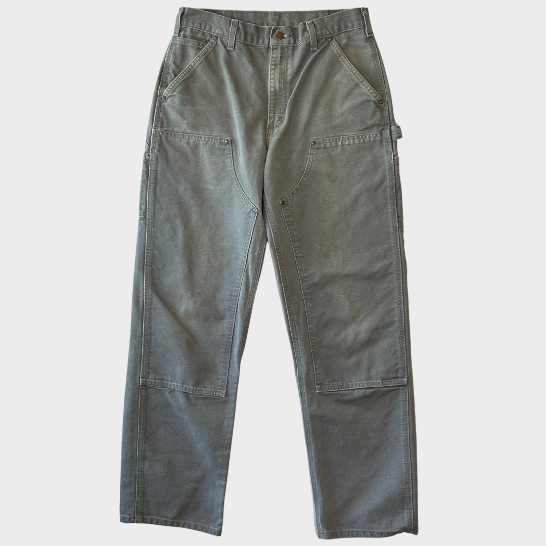 00's Carhartt ダブルニー ワークパンツ B136GVL (32×34)/A7350P-SO