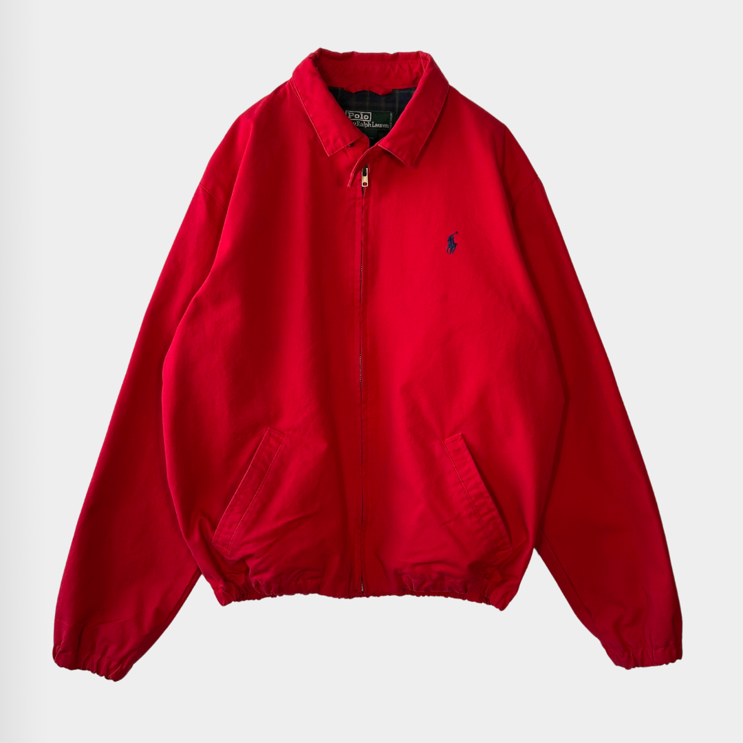 90's Polo by Ralph Lauren スウィングトップ レッド (boys L 90's Polo by Ralph Lauren スウィングトップ レッド (boys L