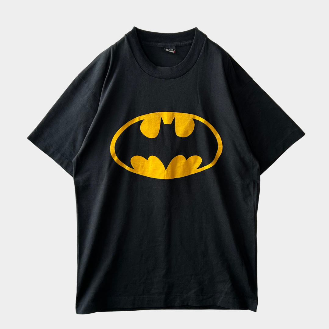 90’s BATMAN ロゴプリントTシャツ (L)/A4372T-S