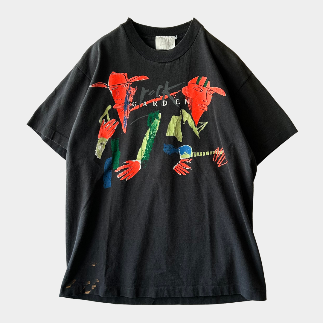 90's rock GARDEN Tシャツ ブラック (不明)/A7059T-SO
