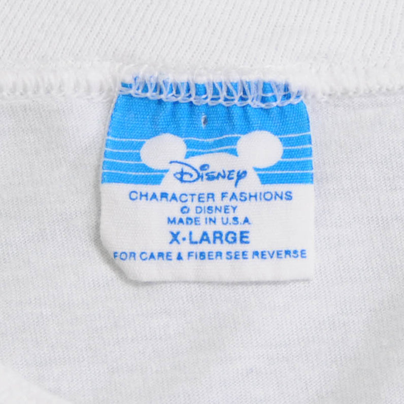 80's Disney MGM STUDIOS THEME PARK Mickey Mouse プリントTシャツ ホワイト (XL)A2784T-SO