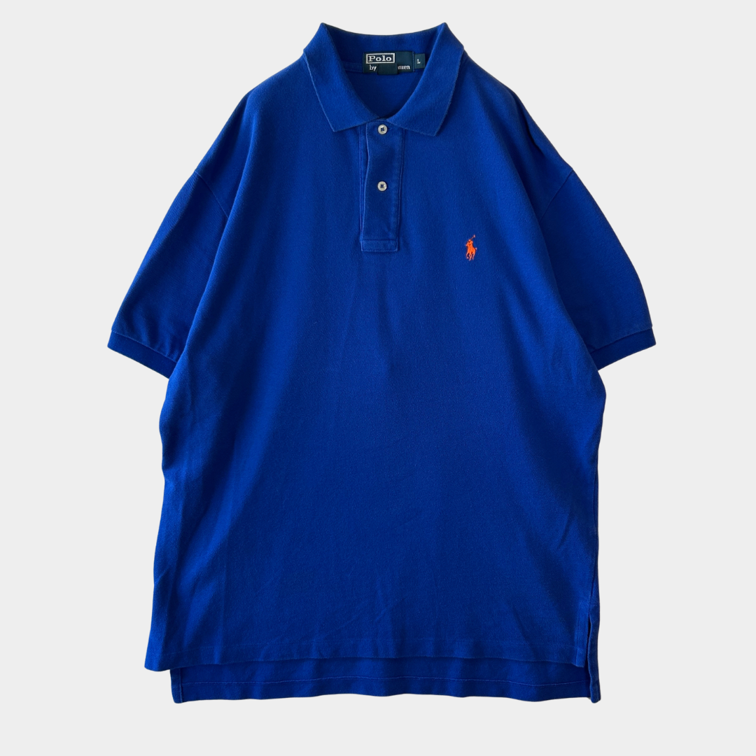 00's Polo by Ralph Lauren ラルフローレン ポロシャツ 青 (L)/A3166S