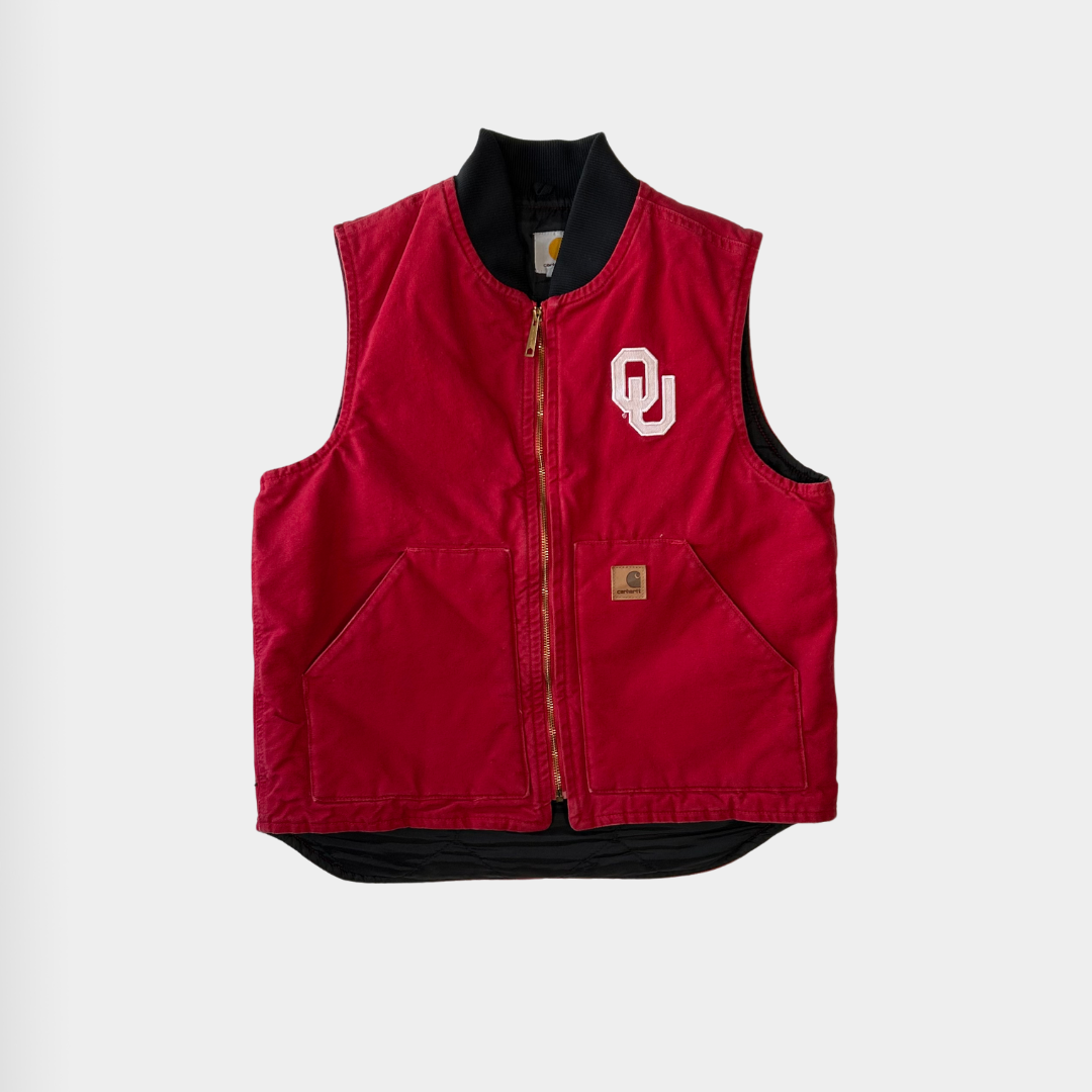 00's Carhartt カーハート ダックベスト レッド (M-Regular) /B0799V 00's Carhartt カーハート ダックベスト レッド (M-Regular) /B0799V