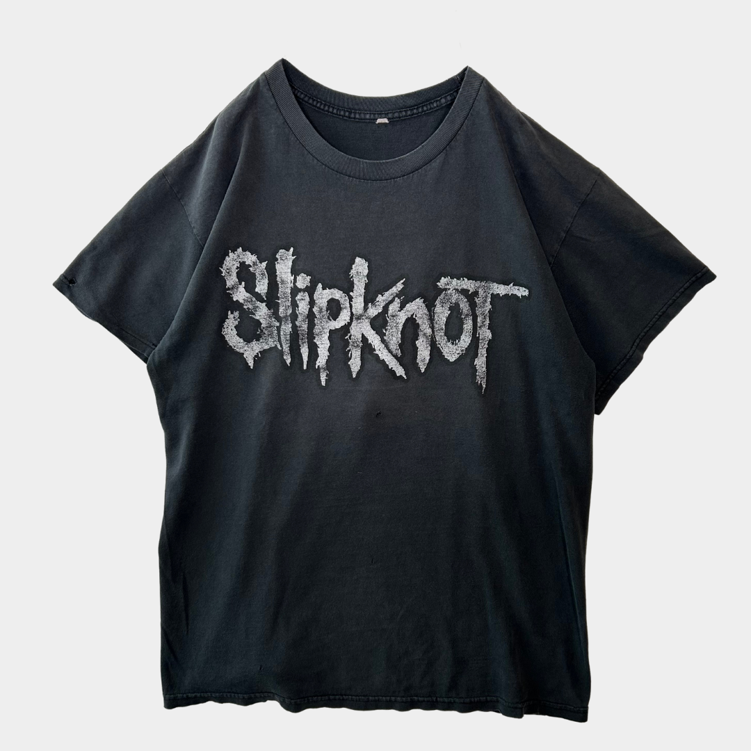 00's Slip Knot スリップノット Tシャツ 黒(サイズ不明)/A6506T-SO