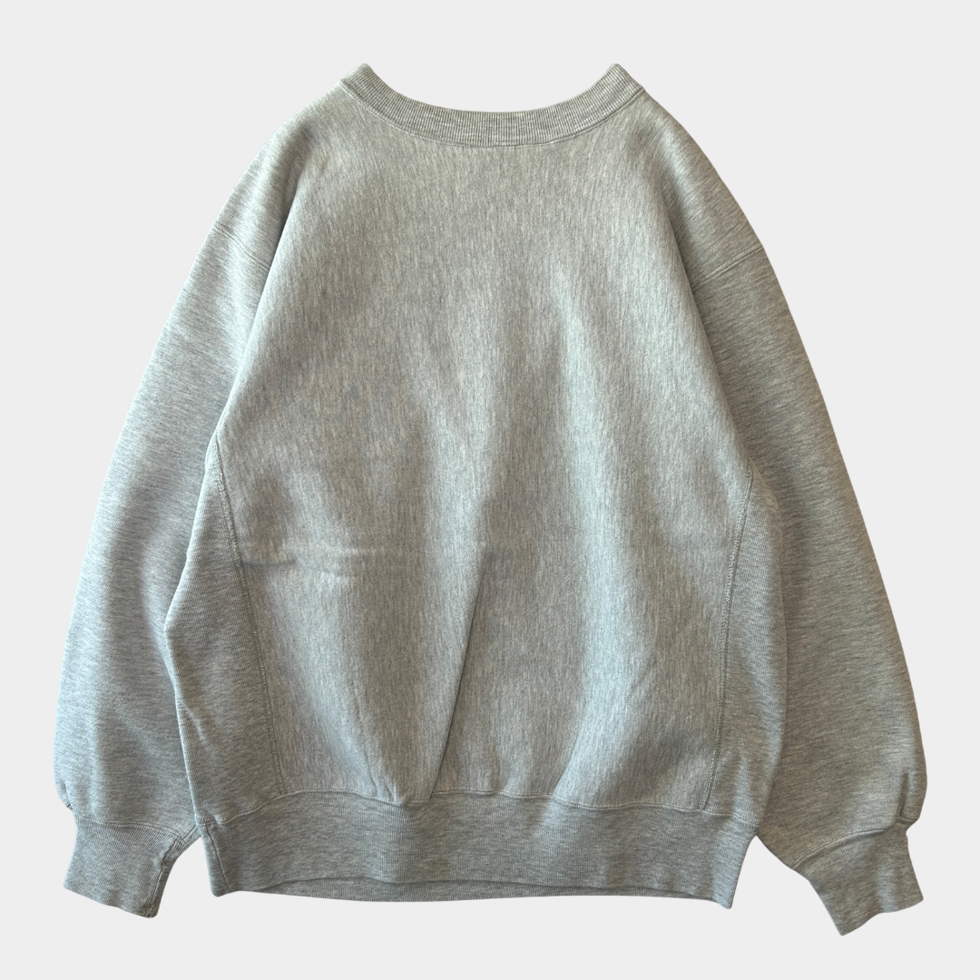 80's Champion×LANDS' END Reverse Weave リバース EFW刺繍 スウェット グレー/A5398R-SO