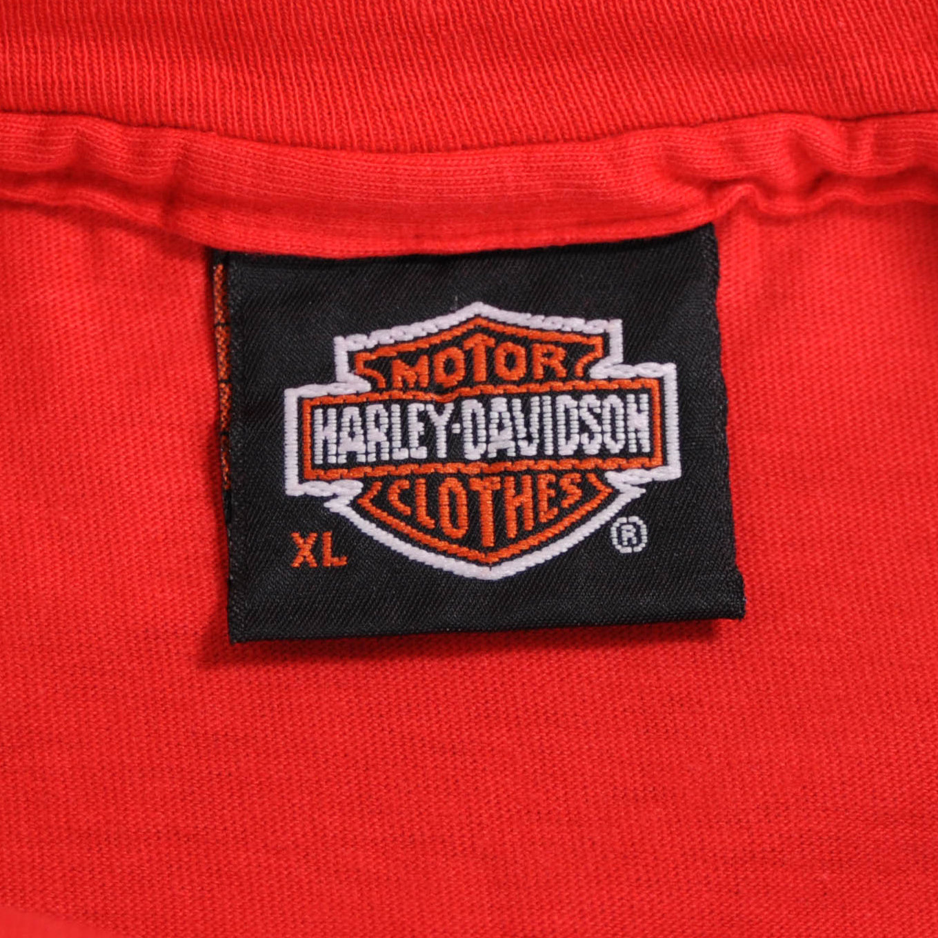 90's HarleyDavidson HDイーグル HーD of Glendale Tシャツ 赤(XL)/A4048T-SO