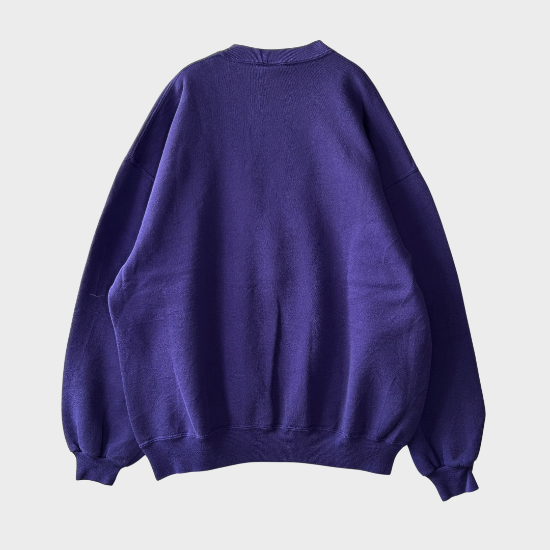 90'S Russell Athletic ラッセル 無地スウェット 紫 (XL)/A7716S-SO