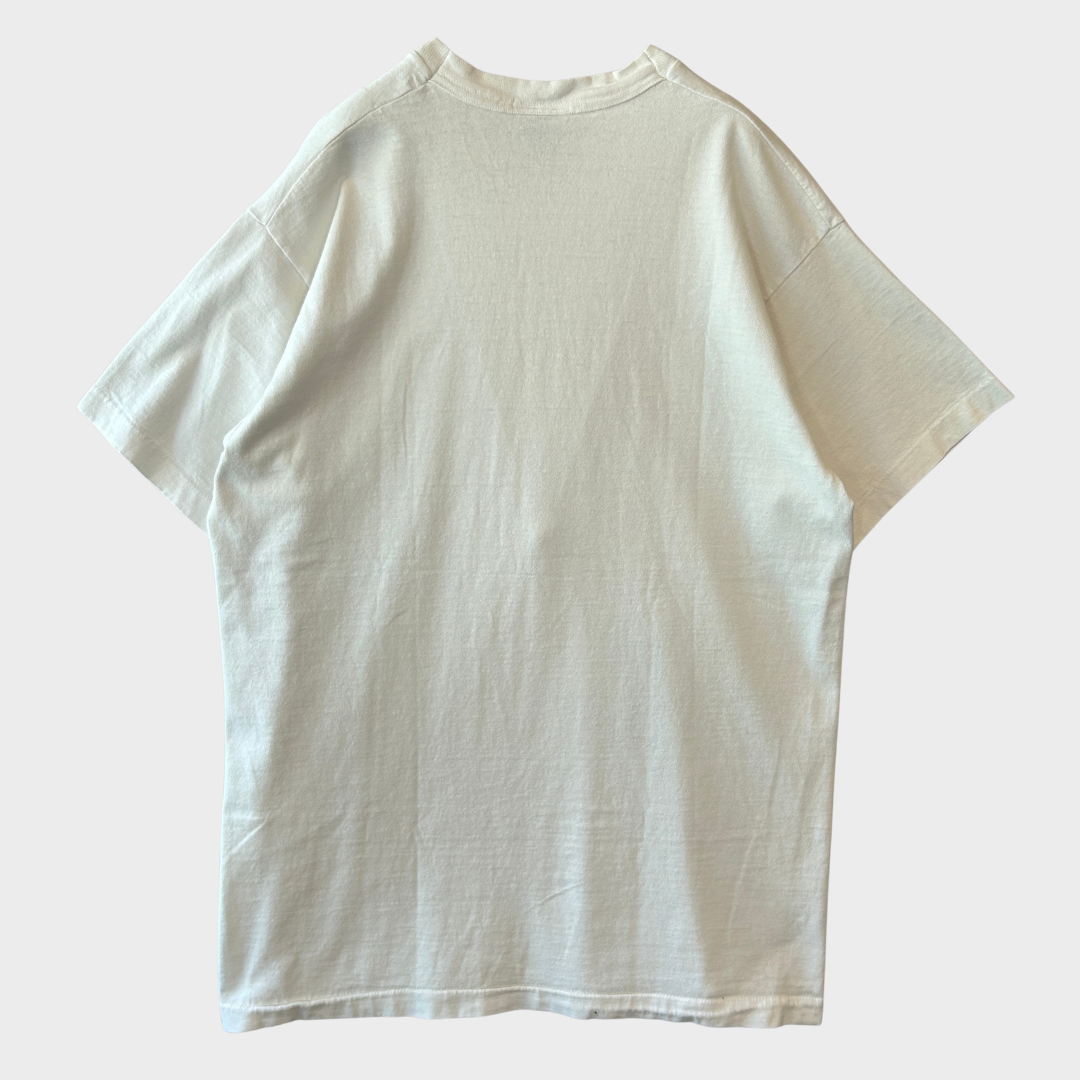 90's Peace Frogs Dr. Seuss "キャット・イン・ザ・ハット” コラボTシャツ 白 (L)/B2789T-SO