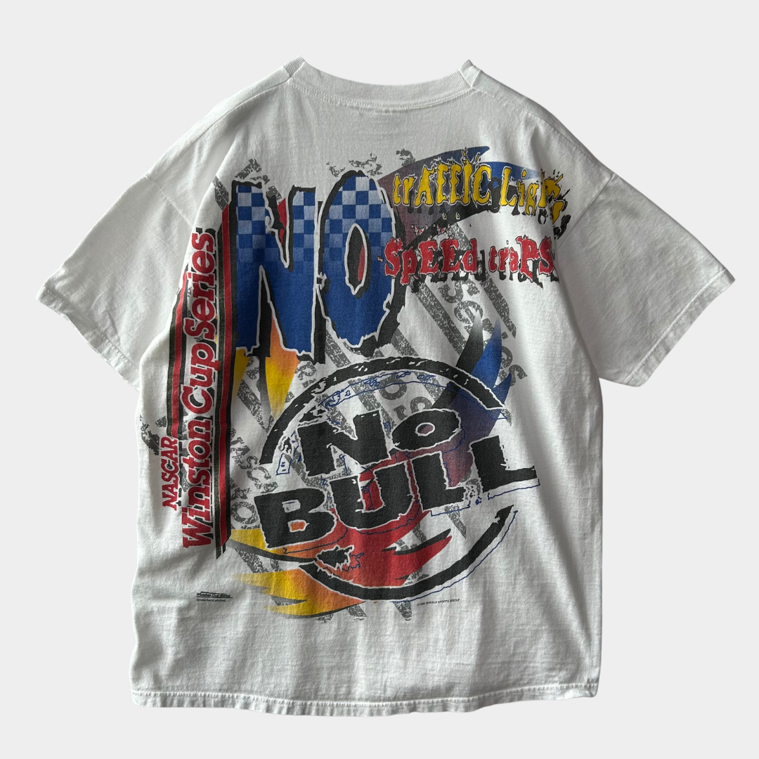 90's Fruit of The Loom NASCAR 1998 Winston Cup Series Tシャツ 白(XL)/B1936T-SO
