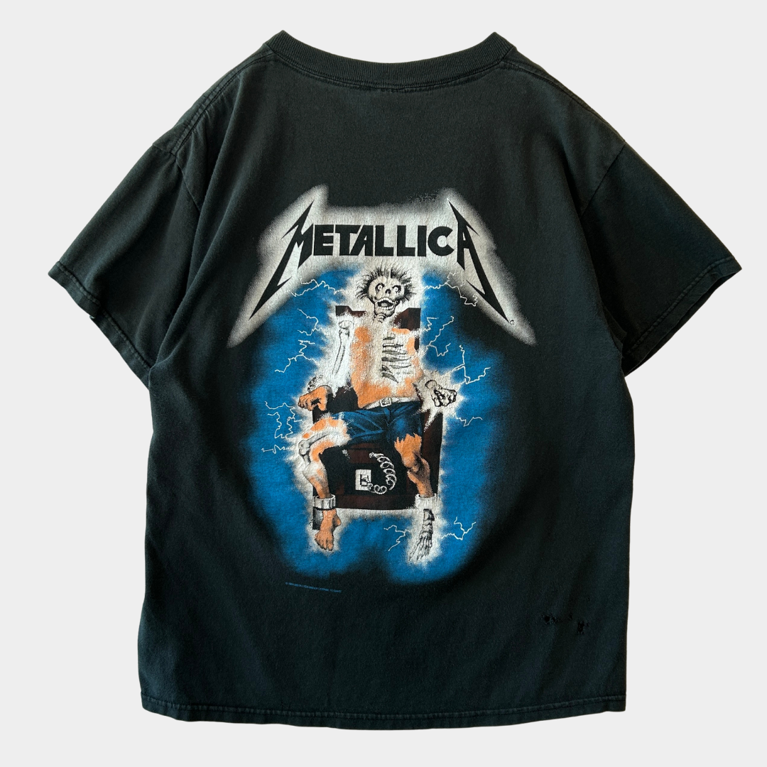 00's Metallica メタリカ RIDE THE LIGHTNING Tシャツ DELTA 黒(M)A7613T-SO