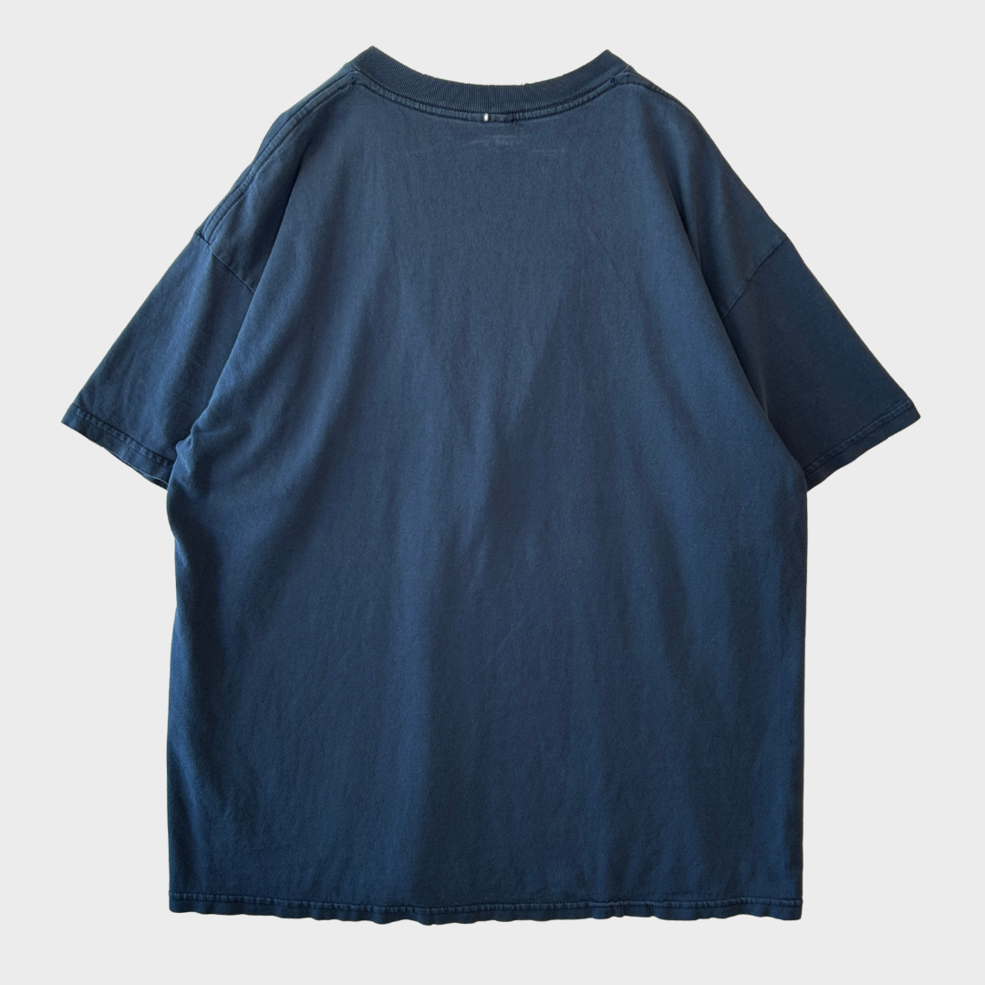 90's BAD RELIGION 文字プリント バンドTシャツ ネイビー /A7267T-SO