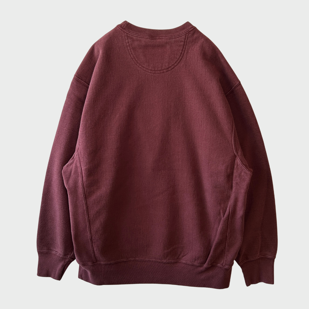 00's Champion Original Reverse Weave リバースウィーブ FORDHAM カレッジスウェット ワインレッド (M)/B3011R-SO