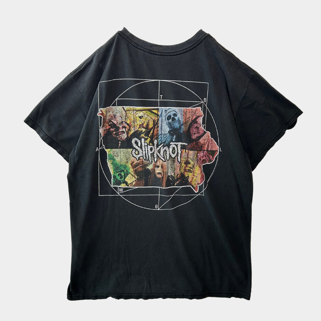 00's Slip Knot スリップノット Tシャツ 黒(サイズ不明)/A6506T-SO