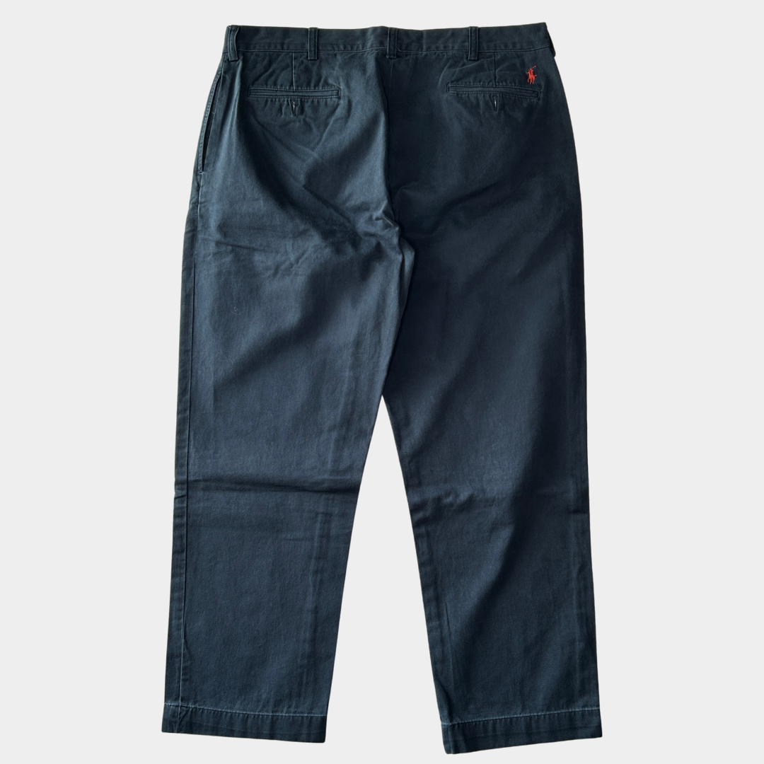 00's Polo Ralph Lauren pants "ETHAN PANTS" ポロ ラルフローレン パンツ ネイビー (36 30)/B1458P-SO