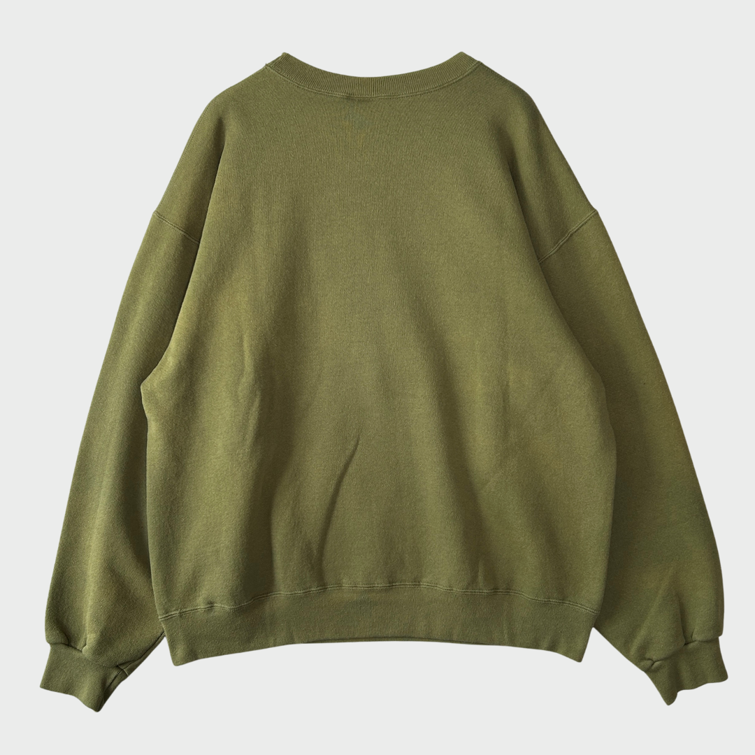 90's Soffe USMC ミリタリースウェット カーキ (L)/A7937S-SO