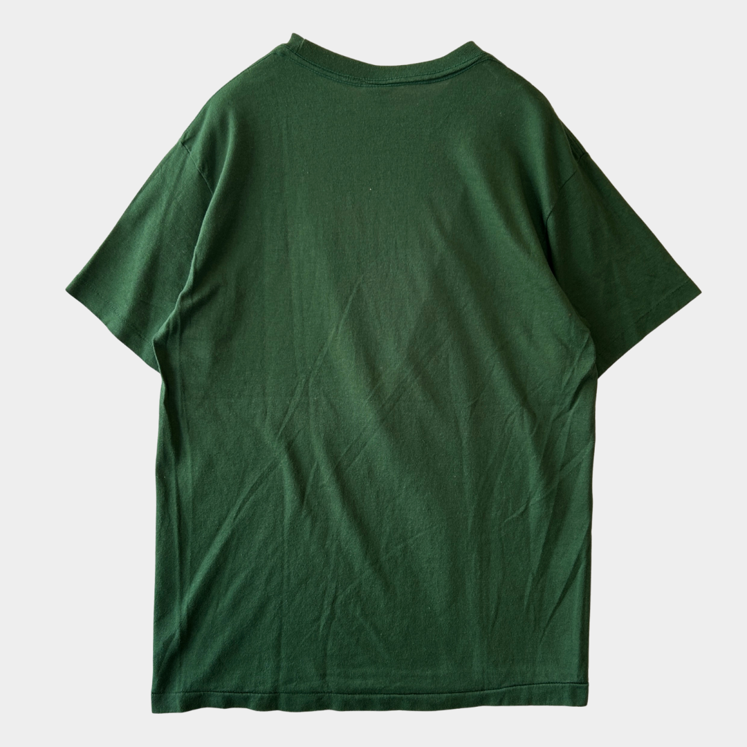 80's Champion SUNY FARMINGDALE カレッジTシャツ トリコ 緑(L)/A7306T-SO